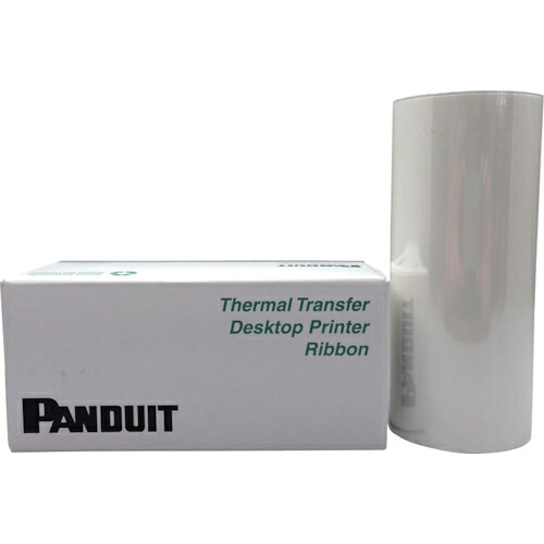 PANDUIT ( パンドウイット ) 熱転写プリンタ用インクリボン レジン 白 ( RMER4WH )