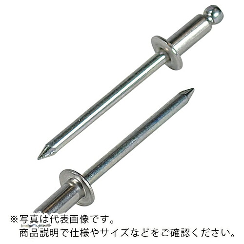 エビ ( ロブテックス ) ブラインドリベット(ステンレス/スティール製) 5-3(1000本入) 箱入 ( NSS53 )