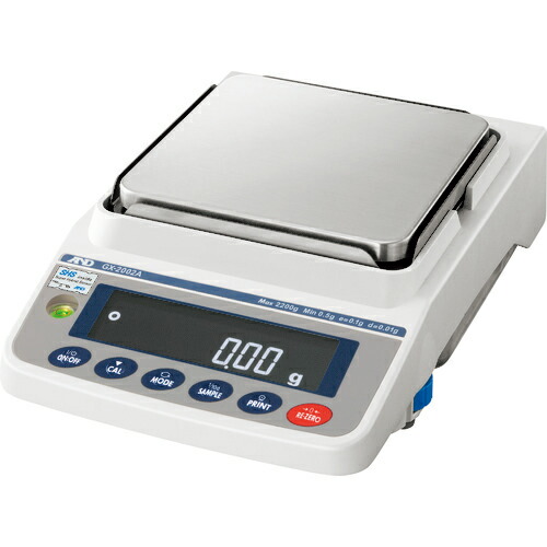 【SALE通貨価値】A＆D ( エー・アンド・デイ ) 汎用陰電子天びん 内蔵重り付き添い人 ２２００ｇ／０．０１ｇ ( GX2002A )