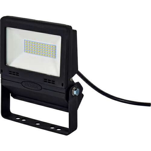【SALE通貨価値】NICHIDO ( 日動加工 ) LED投光照明器 常設用坦々たるともし火20W 黒 ( LJS-FH20D-BK-50K )