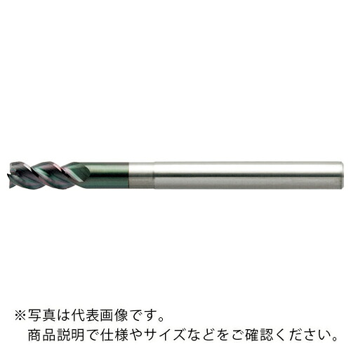ユニオンツール DLCコートアルミ用3枚刃高能率ロングネックスクエアエンドミル ( DLC-AZS3120-600 (274-9121) )