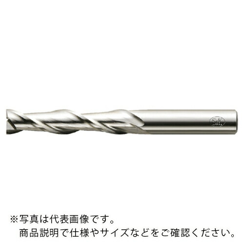 S＆K ( 三興製作所 ) ハイススクエアエンドミル 2枚刃ロング刃 ( LVS2T16X100 )
