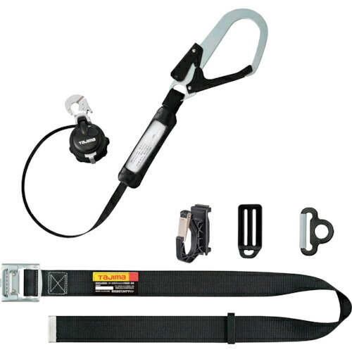 【SALE価格】タジマ ( TJMデザイン ) 胴ベルト用 VR150 L1 スチールベルトMセット ( B1SMVR-L1BK )