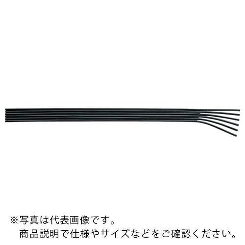 潤工社 ( 潤工 ) フラットチューブUFF 8-6×4mm 5m 黒 ( UFF-06-8-5 )