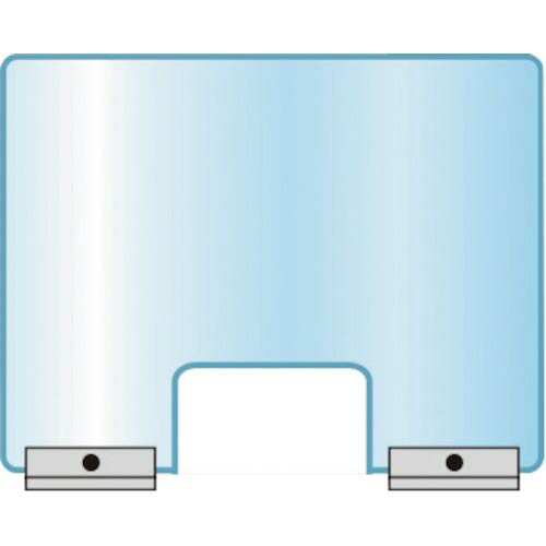 TOKISEI ( 不易流行精工 ) アクリルパーテーション窓付 500×600 ( APTM500X600 ) 【製造業者取寄】