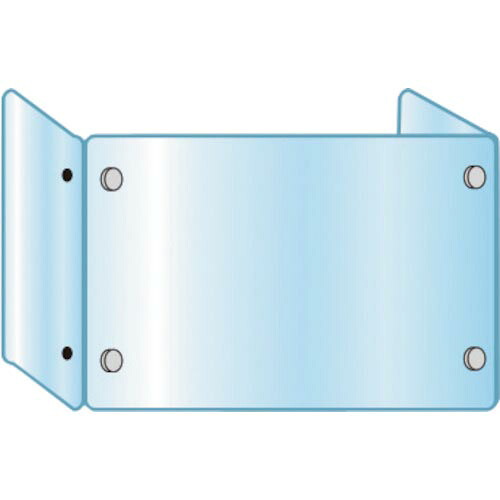 TOKISEI ( 不易流行精工 ) アクリルパーテーション三面印字機 600×900×300 ( APT3F600X900X300 ) 【製造会社取寄】