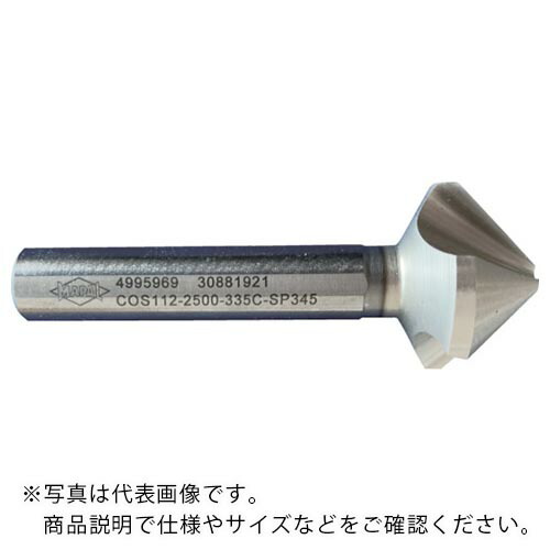 MAPAL ( マパール ) MEGA-Countersink(COS112) 不等分割 3枚刃 フラット付きシャンク ( COS112-3100-335C-SP345 )