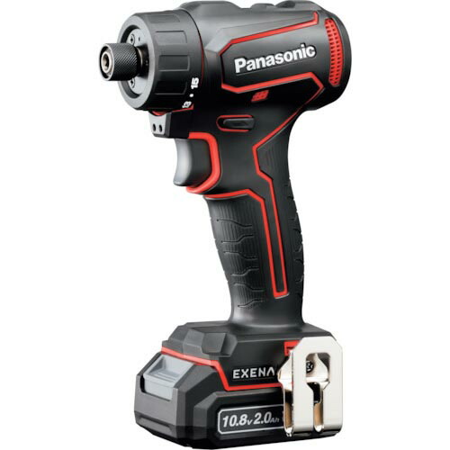 EXENA ( パナソニックエレクトリックワークス ) 充電ドリルドライバー ビットタイプ(赤)(電池セット品) ( EZ1D32F10D-R )