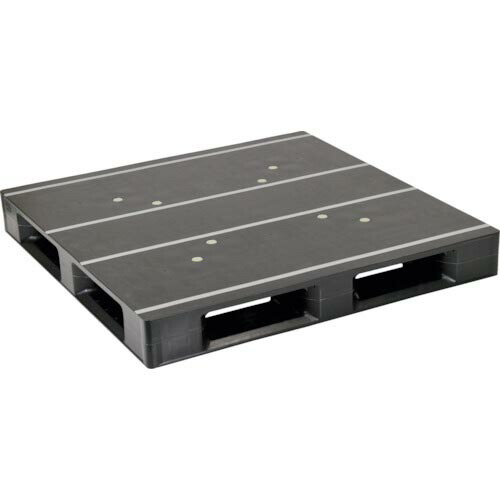 NPC ( 日本プラパレット ) プラスチックパレットZFD-1111FE-RR 片面四方差し 黒 ( ZFD1111FERRBK ) 日本プラパレット(株) 【メーカー取寄】 17,743円