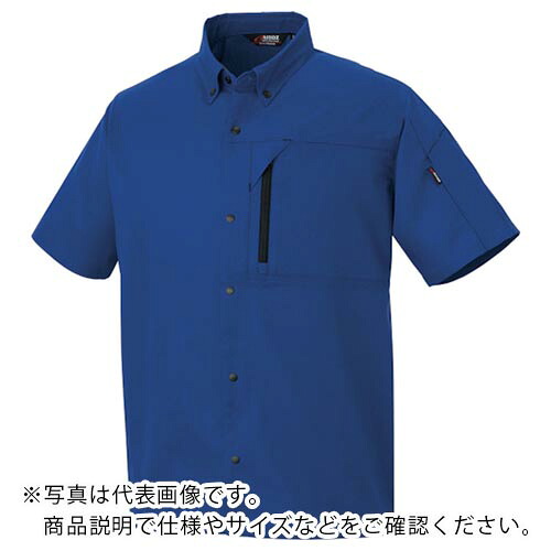 アイトス ニュームービンカット 春夏半袖シャツ ロイヤルブルー 5L ( AZ3337-006-5L ) アイトス(株) 【メーカー取寄】