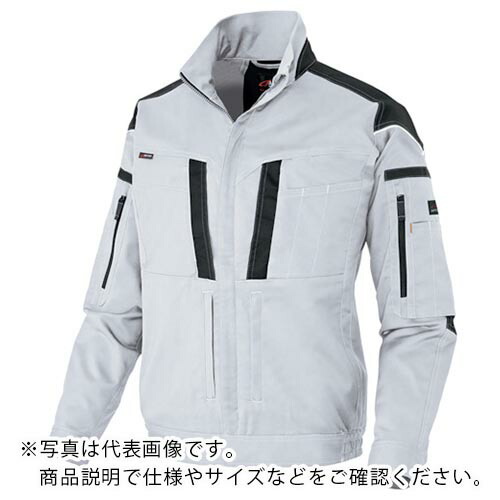 アイトス フルハーネス対応ニュームービンカット 春夏長袖ブルゾン シルバーグレー 6L ( AZ6831-003-6L ) アイトス(株) 【メーカー取寄】