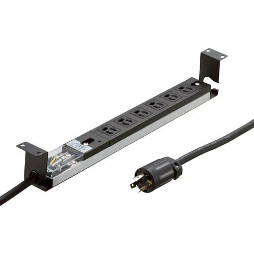 SANWA ( サンワサプライ ) サーバーラック用コンセントバー1U ( TAP-SVSL206-1U ) サンワサプライ(株) 【メーカー取寄】