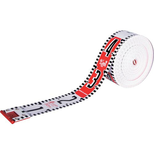シンワ ( シンワ測定 ) ロッドテープ ガラス繊維製 ３０ｍ巾６０ｍｍ クリアパック ＪＩＳ ( 77241 )