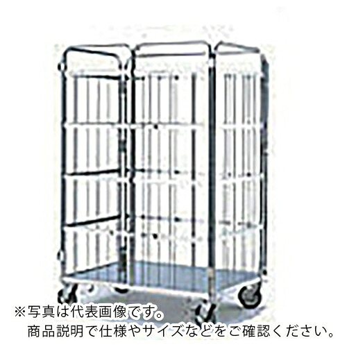 テックサス ロールボックス観音扉遣りかた 1100x800 SUSφ150天然ゴム車 ( MCK-4D ) 【製造業者取寄】