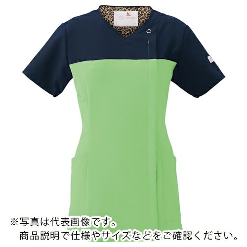 FOLK ( フォーク ) レディススクラブ ラナンキュラス×ダークネイビー S ( HI701-4-S ) フォーク(株) 【メーカー取寄】
