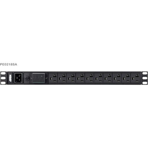 ATEN ( ATEN ) ベーシックPDU/1U/100V/20A/NEMA18ポート/サージ保護回路付き ( PE0218SA ) ATENジャパン(株) 【メーカー取寄】