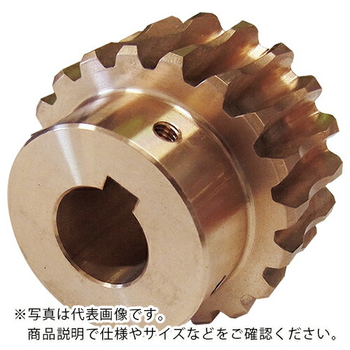KHK ( 小原歯車工業 ) ウォームホイール ( BG2.5-20L1J17 ) 小原歯車工業(株) 【メーカー取寄】