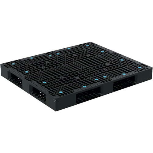サンコー ( 三甲 ) リサイクルプラスチックパレット 813102 D4-100132 ( 81310201BKRCP ) 三甲(株) 【メーカー取寄】