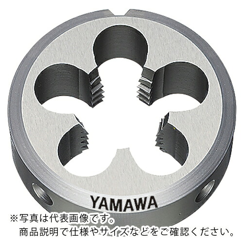 ヤマワ ( 弥満和製作所 ) 管用平行ねじ用ソリッドダイス D PF 3/8-19 38径 ( D-PF-3/8-19-38 )