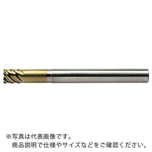 ユニオンツール 超硬エンドミル ロングネックラジアス ( HHRS6060-02-210 (229-6602) ) ユニオンツール(株)
