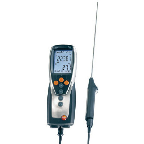 TESTO ( テストー ) TESTO735-1高適確さ熱度計仕掛ける ( TESTO735-1SET ) 【製造業者取寄】