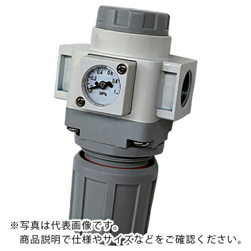 TAIYO レギュレータ(ブラケット、角型圧力計付) ( MRV3-15-BD )