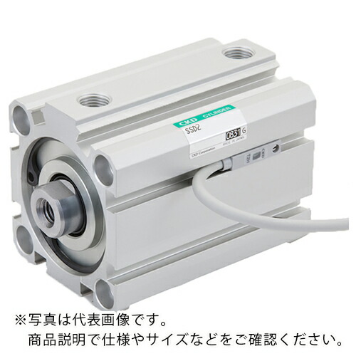 CKD スーパーコンパクトシリンダ スイッチ用マグネット内蔵 SSD2-Lシリーズ スイッチ付き ( SSD2-L-40-5-T3V-H )