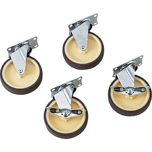 【SALE必要経費】PiCa ( ピカコーポレイション ) CACオプション ウレタンキャスター仕掛ける ( CAC-PQ125U ) (株)ピカコーポレイション