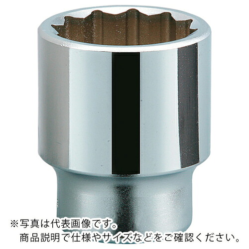 KTC ( 京都機械工具 ) 19.0sq.ソケット(十二角) 対辺大きさ85粍 全長90粍 ( B6-85W )