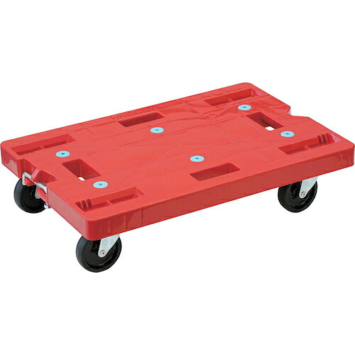 サンコー ( 三甲 ) 樹脂製平台車 802491 サンキャリー6845 レッド ( 80249101RETIV ) 三甲(株) 【メーカー取寄】