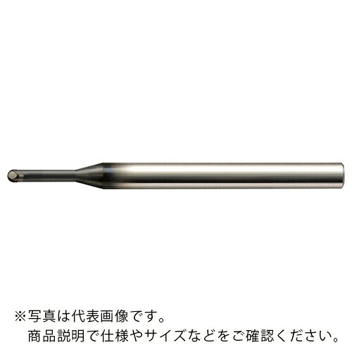 ユニオンツール 超硬合金・硬脆材加工用ロングネックボールR1×有効長6×刃長1.4×首径1.915×全長50 ( UDCLBH2020-0600 (230-5019) ) ユニオンツール(株)
