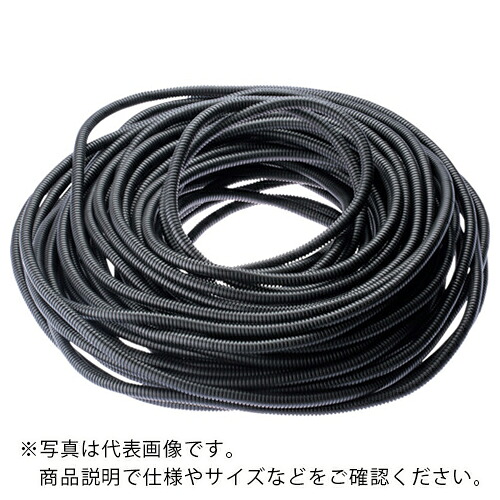 PANDUIT ( パンドウイット ) コルゲートチューブ 耐熱性ナイロン6 スリット付黒 内径47.0 91.44m ( CLT188N-3C630 ) パンドウイットコーポレーション 【メーカー取寄】