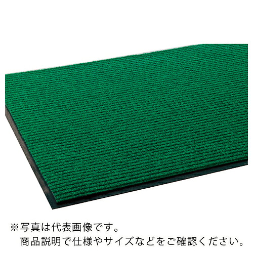 【SALE通貨価値】テラモト テラシックマット 緑 (耳なし)90cm×10m ( MR0391551 ) (株)テラモト