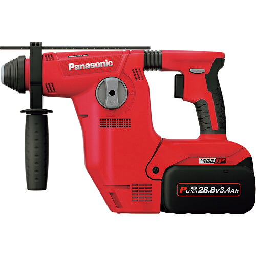 【SALE通貨価値】Panasonic 28.8V 申し受ける金鎚せん孔機 集塵なし書き割り 赤 ( EZ7881マイコン2S-R )