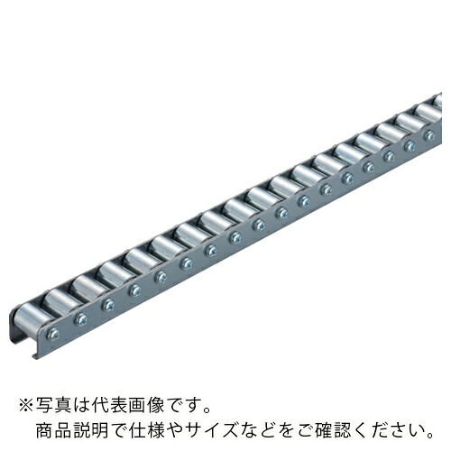タイヨー ( 太陽工業 ) 小径切削ホイールコンベヤ 20φX巾25mmXP35X機長2000mm ( TWM2025KLP352000L )