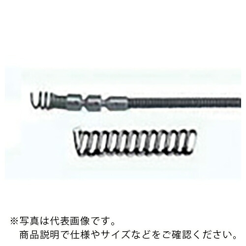 KANTOOL ( カンツール ) 排水管掃除機用交換ケーブル シングル・ワイヤー12mmX30m ( SW1230 ) 【メーカー取寄】