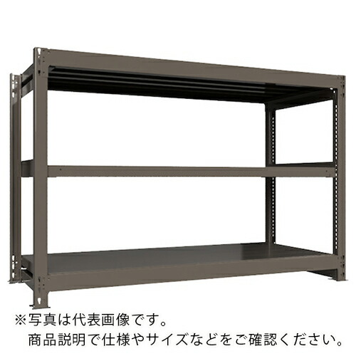 ICHIMAI ( HIKARI製作所 ) 重量ボルトレスラック 段荷重1000Kg H1200×W1800×D750 天地3段 単体グレー ( TH1000-467T3 ) HIKARI製作所(株) 【メーカー取寄】