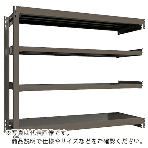 ICHIMAI ( HIKARI製作所 ) 重量ボルトレスラック 段荷重1000Kg H1500×W1800×D600 天地4段 連結グレー ( TH1000-566R4 ) HIKARI製作所(株) 【メーカー取寄】