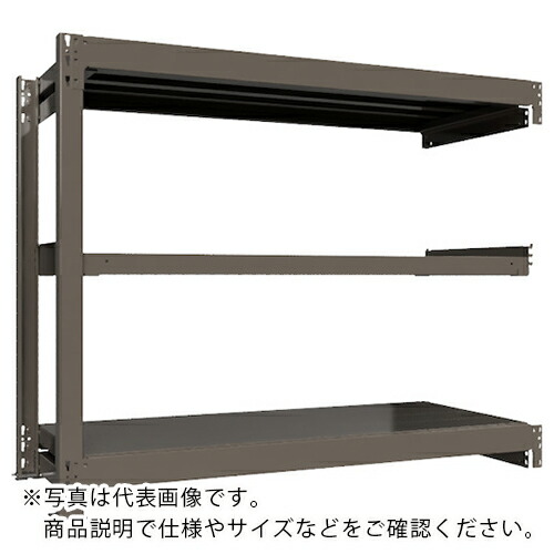 ICHIMAI ( HIKARI製作所 ) 重量ボルトレスラック 段荷重1000Kg H1200×W1500×D600 天地3段 連結グレー ( TH1000-456R3 ) HIKARI製作所(株) 【メーカー取寄】