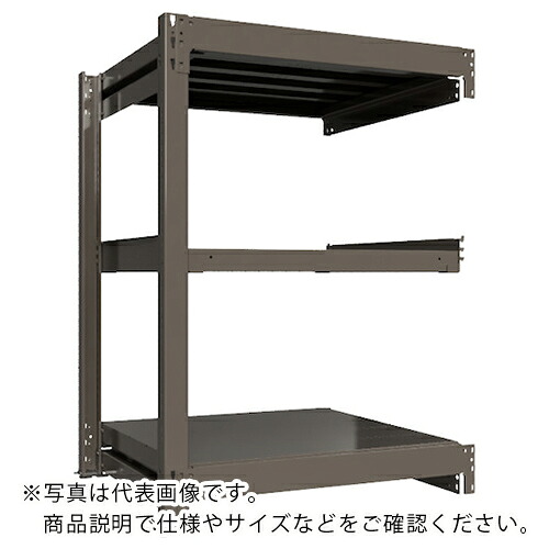 ICHIMAI ( HIKARI製作所 ) 重量ボルトレスラック 段荷重1000Kg H1200×W900×D750 天地3段 連結グレー ( TH1000-437R3 ) HIKARI製作所(株) 【メーカー取寄】