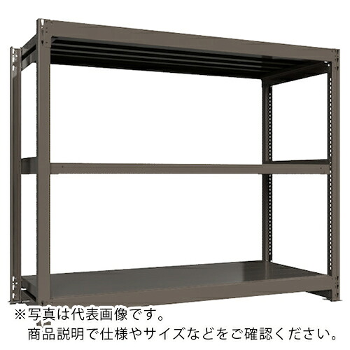 ICHIMAI ( HIKARI製作所 ) 重量ボルトレスラック 段荷重1000Kg H1500×W1800×D750 天地3段 単体グレー ( TH1000-567T3 ) HIKARI製作所(株) 【メーカー取寄】