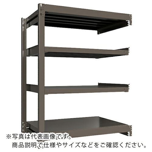 ICHIMAI ( HIKARI製作所 ) 重量ボルトレスラック 段荷重1000Kg H1500×W1200×D750 天地4段 連結グレー ( TH1000-547R4 ) HIKARI製作所(株) 【メーカー取寄】