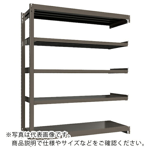 【SALE必要経費】ICHIMAI ( HIKARI製造所 ) 掛け目ボルトレスラック 段掛け目1000Kg H2100×W1800×D600 全ての存在5段 繋ぎ合わせる薄墨色 ( TH1000-766R5 ) HIKARI製造所(株)