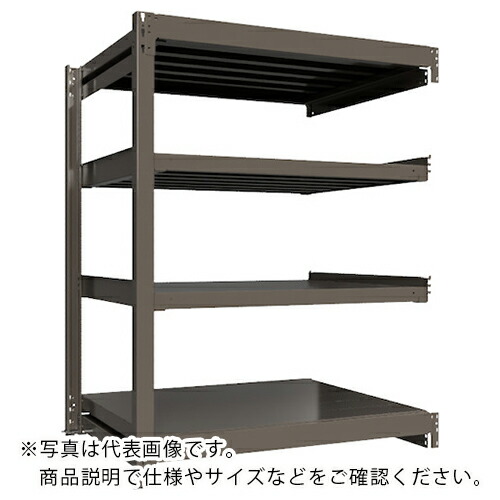 ICHIMAI ( HIKARI製作所 ) 重量ボルトレスラック 段荷重1000Kg H1500×W1200×D900 天地4段 連結グレー ( TH1000-549R4 ) HIKARI製作所(株) 【メーカー取寄】