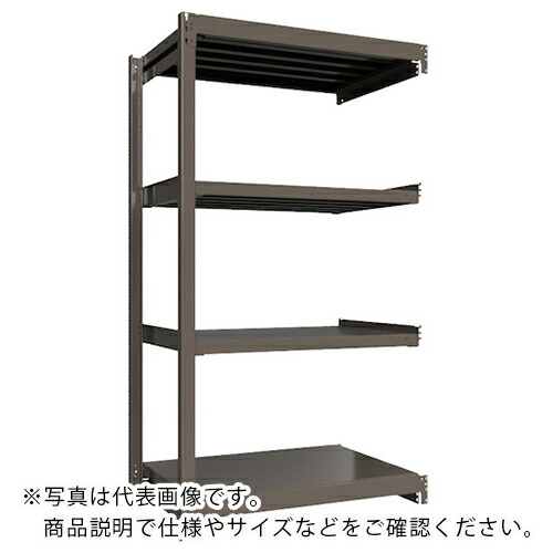 ICHIMAI ( HIKARI製造所 ) 掛け目ボルトレスラック 段掛け目1000Kg H2100×W1200×D750 全ての存在4段 継ぎ合わせる薄墨色 ( TH1000-747R4 ) HIKARI製造所(株) 【製造業者取寄】 DIY・工具-その他