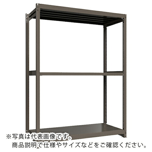 ICHIMAI ( HIKARI製作所 ) 重量ボルトレスラック 段荷重1000Kg H2400×W1800×D750 天地3段 単体グレー ( TH1000-867T3 ) HIKARI製作所(株) 【メーカー取寄】