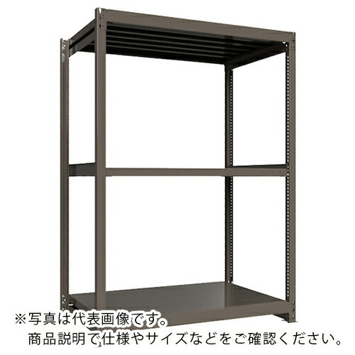 ICHIMAI ( HIKARI製作所 ) 重量ボルトレスラック 段荷重1000Kg H2100×W1500×D900 天地3段 単体グレー ( TH1000-759T3 ) HIKARI製作所(株) 【メーカー取寄】