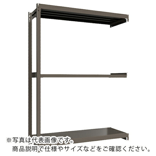 ICHIMAI ( HIKARI製作所 ) 重量ボルトレスラック 段荷重1000Kg H2400×W1800×D600 天地3段 連結グレー ( TH1000-866R3 ) HIKARI製作所(株) 【メーカー取寄】