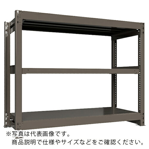 ICHIMAI ( HIKARI製作所 ) 重量ボルトレスラック 段荷重1000Kg H1200×W1500×D600 天地3段 単体グレー ( TH1000-456T3 ) HIKARI製作所(株) 【メーカー取寄】