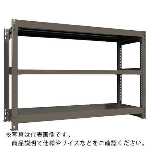 ICHIMAI ( HIKARI製作所 ) 重量ボルトレスラック 段荷重1000Kg H1200×W1800×D600 天地3段 単体グレー ( TH1000-466T3 ) HIKARI製作所(株) 【メーカー取寄】